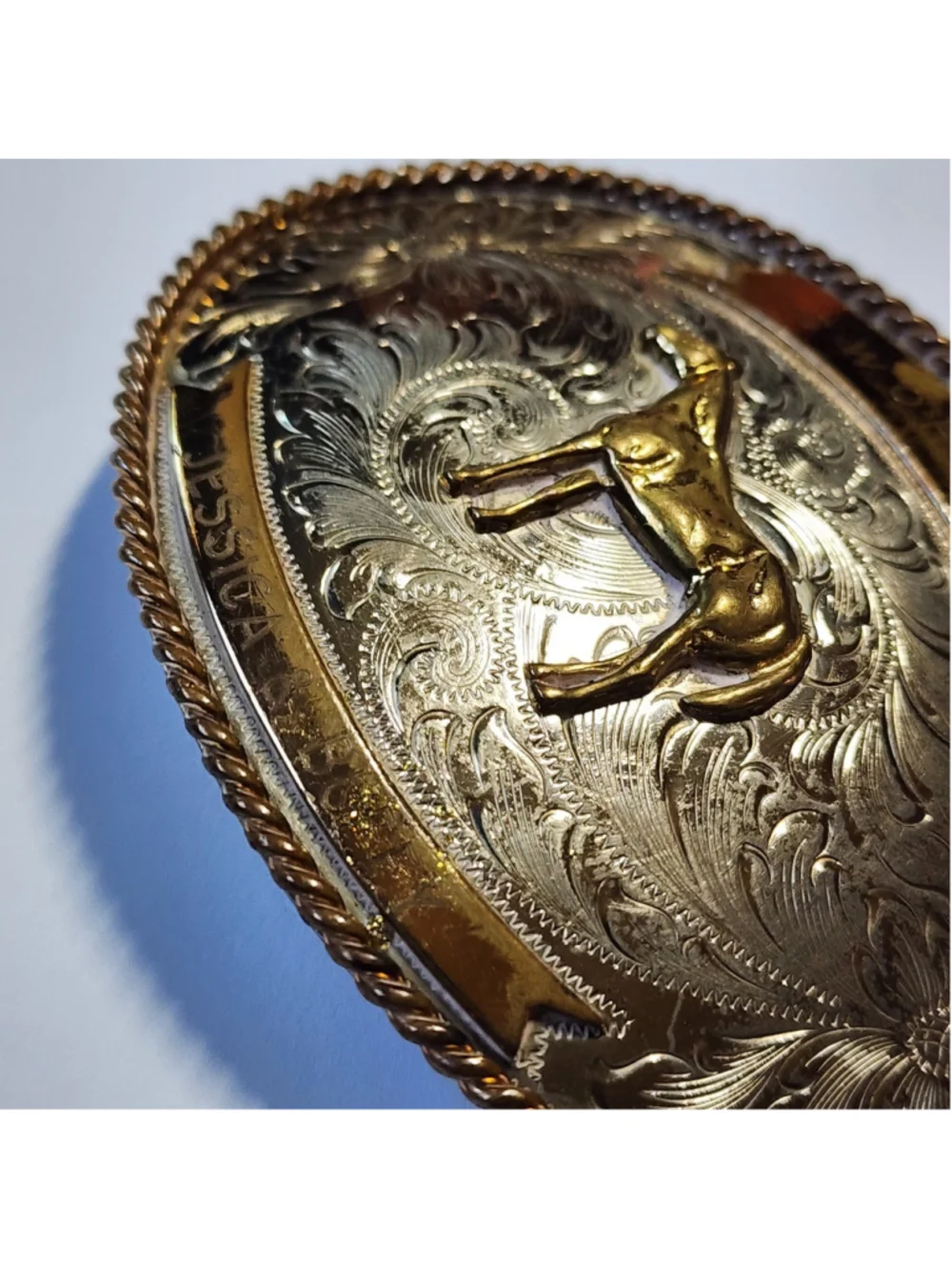 Vintage Western Belt Buckle 